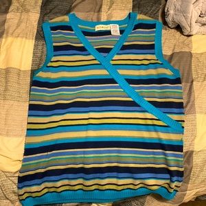 Blue-Green Sweater Vest